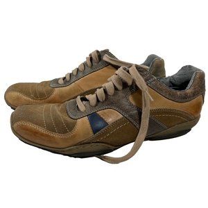 Union Bay Size US 10.5M Brown Leather Casual Outdoor Lace up Shoes Unionbay
